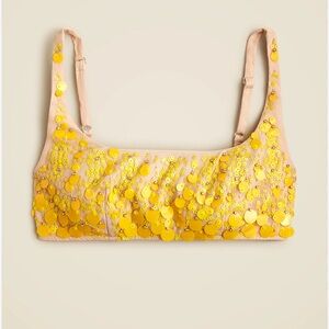 JCrew sequin bra top